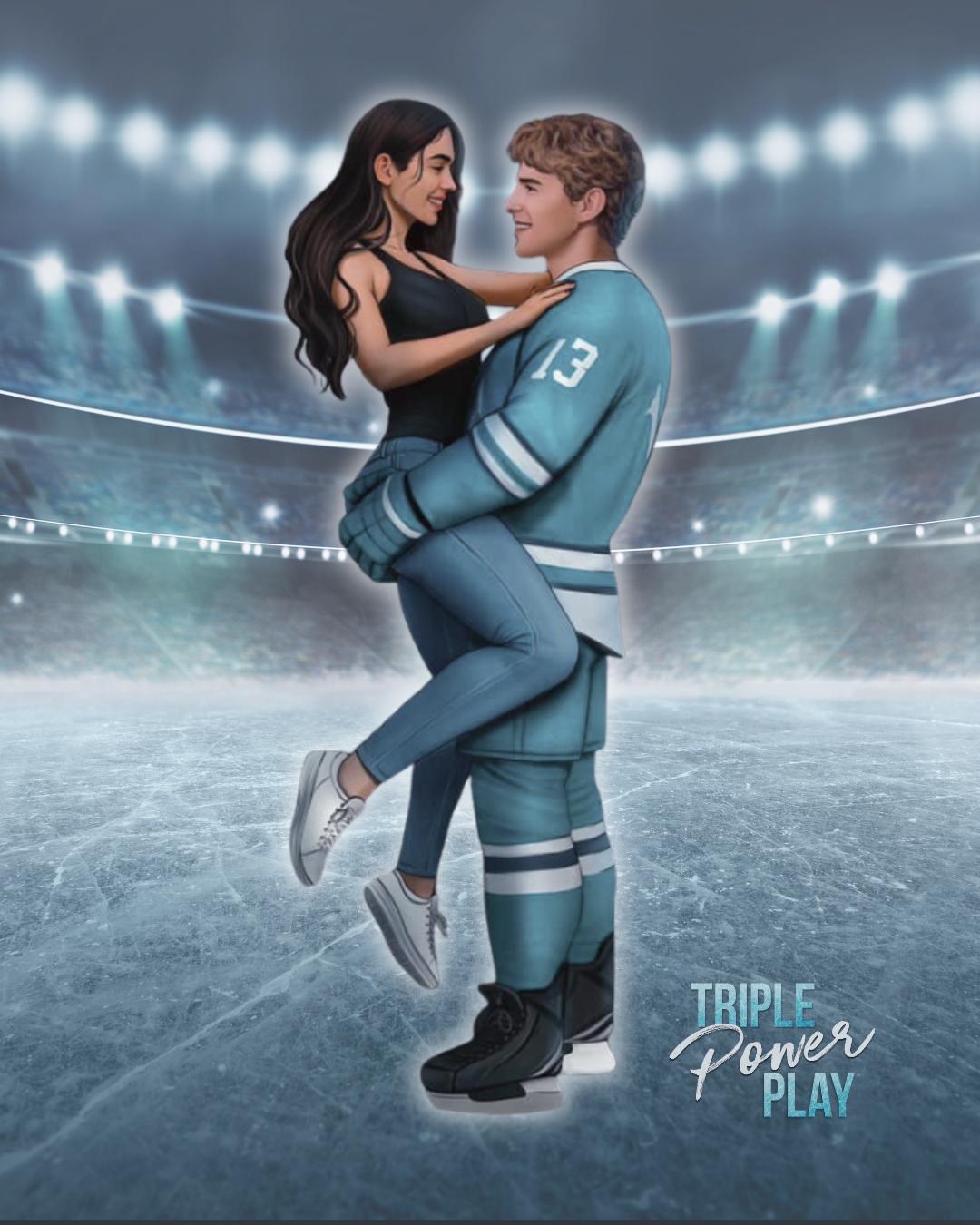 Triple Power Play Three Book Bundle with SWAG and ART