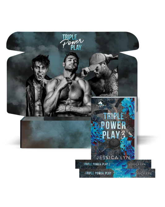 Triple Power Play Three Book Discreet Bundle with SWAG and ART